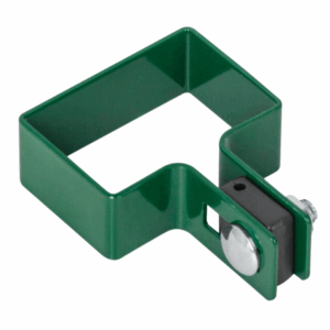 Obejma Końcowa 60x40 do Słupka, Zielona