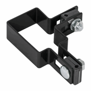 Obejma Narożna 60x40 do Słupka, Czarna