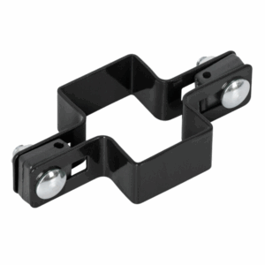 Obejma Słupka 60x40 Przelotowa Pośrednia, Czarna